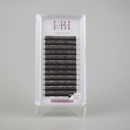 Cils Volume & Méga Volume Brun Noir - Boîtiers 8 à 15mm
