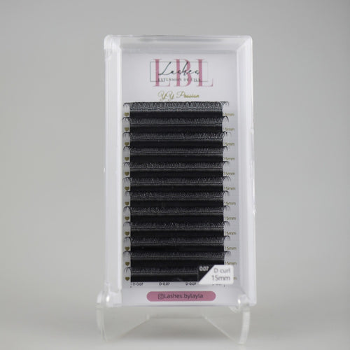 Cils YY Noirs - Boîtiers 6 à 15mm